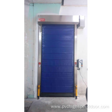 High speed self-repair door for cold room